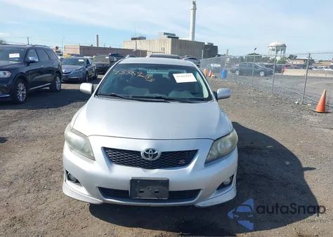 2009 Toyota Corolla S из США, поврежденный, VIN 2T1BU40E29C122717